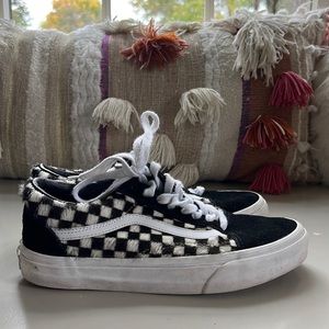 Fur Checked vans